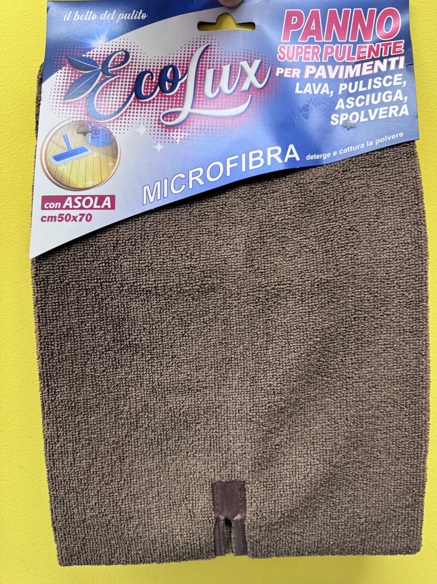 Panno pavimenti con asola