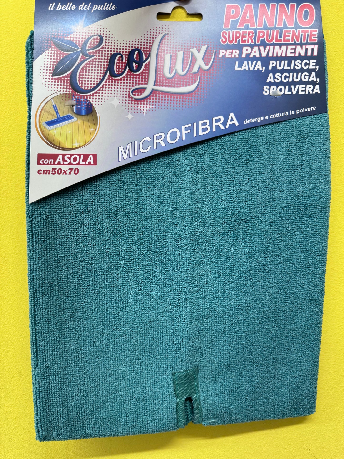 Panno pavimenti con asola