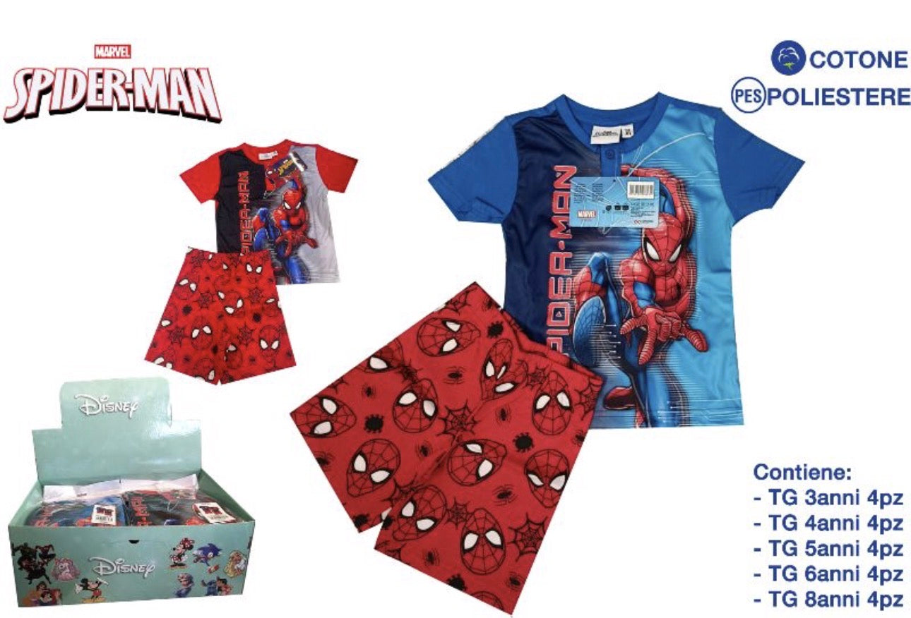 pigiama spiderman