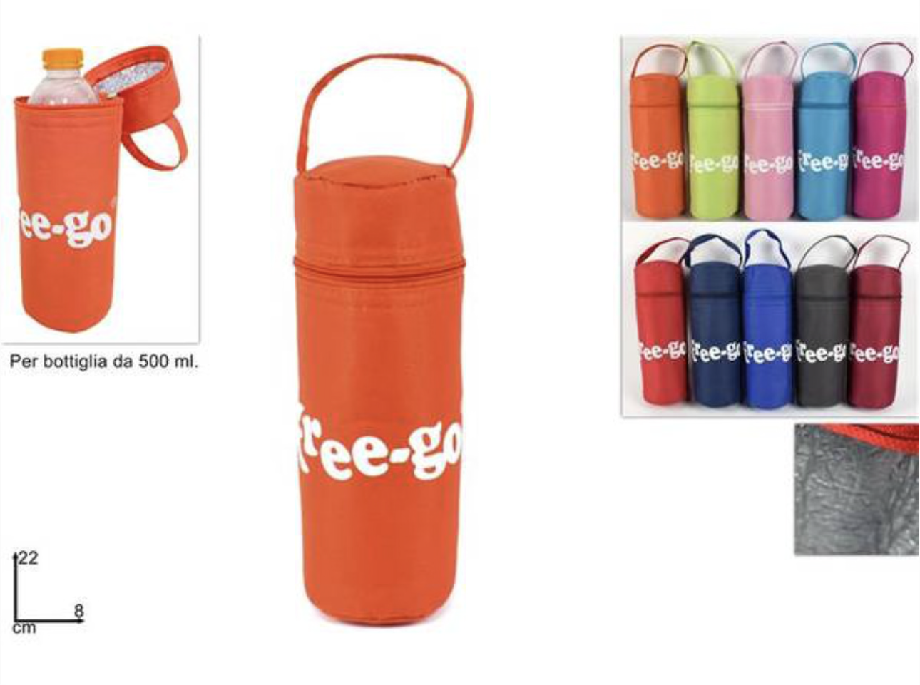 porta bottiglia 500ml