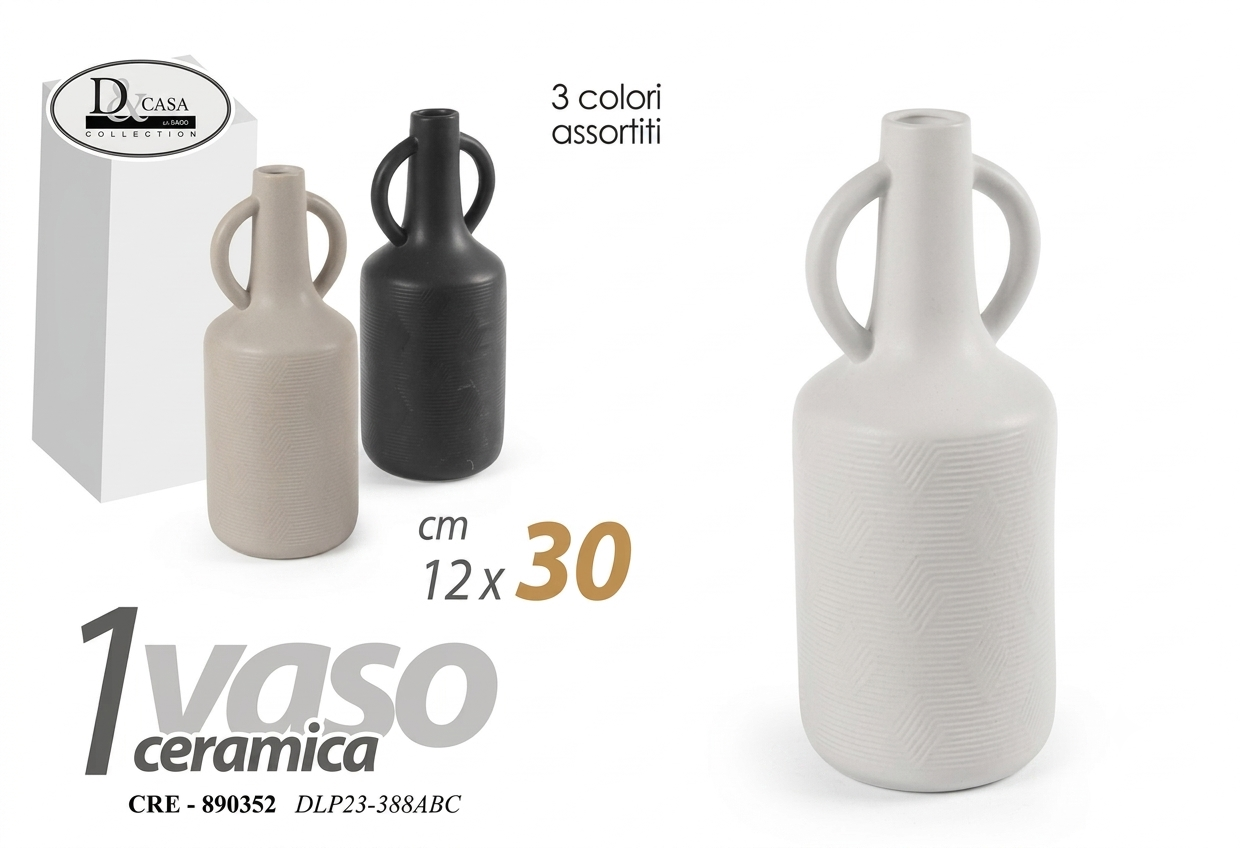 vaso anfora bianco